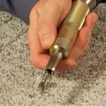 Drill Through a Carpet
