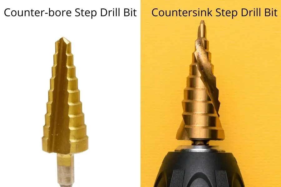 use a step drill bit