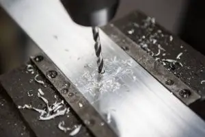 drilling into metal