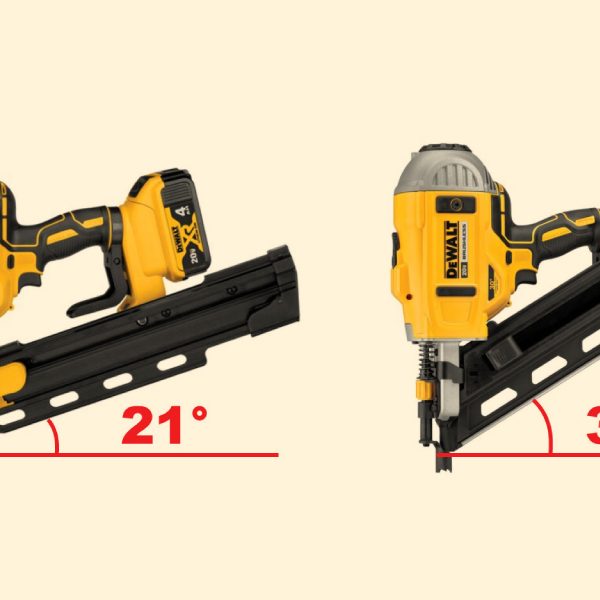 Dewalt 21 Degree Vs 30 Degree Nailer
