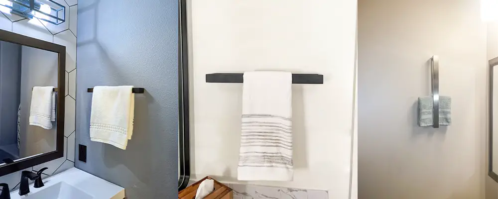 KES Self-Adhesive Towel Bar 16-Inch