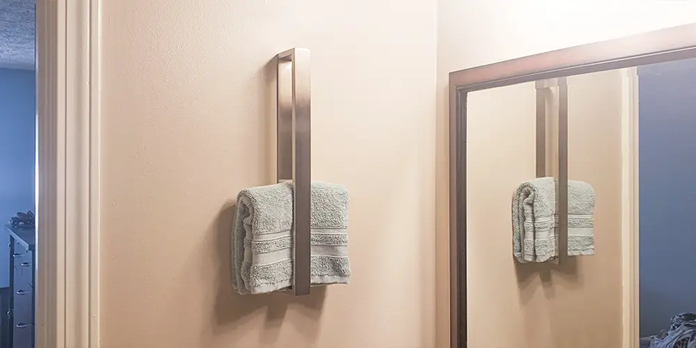 KES Self-Adhesive Towel Bar 16-Inch