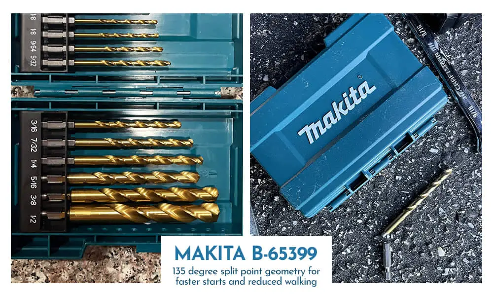 Makita Gold Impact Gold Titanium Drill Bit Set