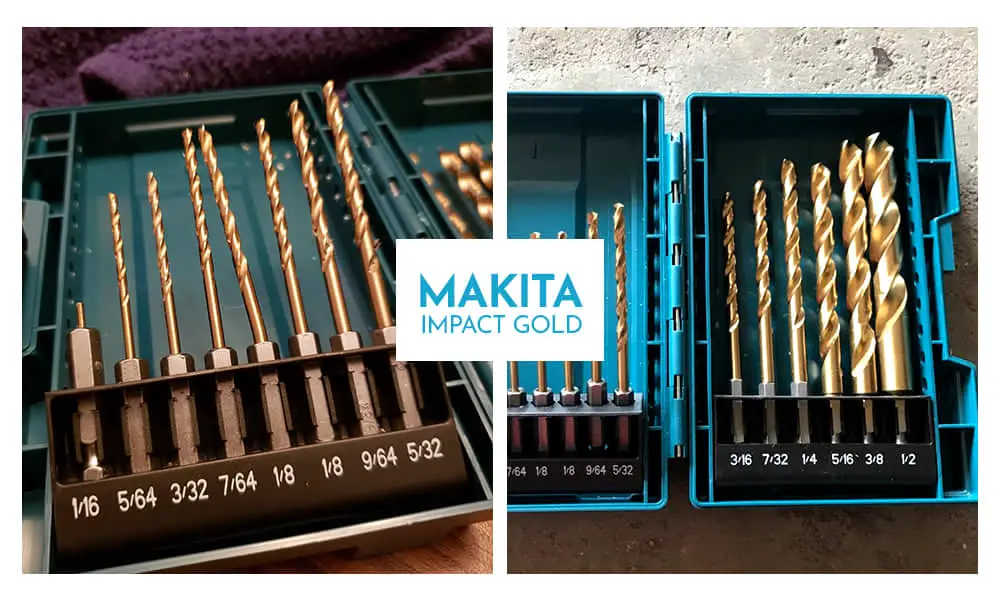 Makita Gold Impact Gold Titanium Drill Bit Set 
