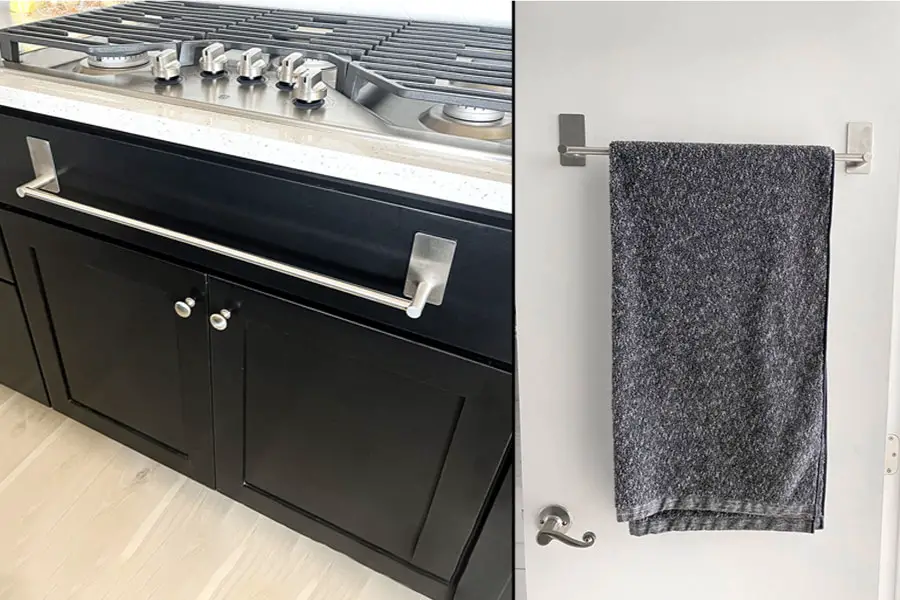No Drill Towel Bar and Holder For Glass Tiles