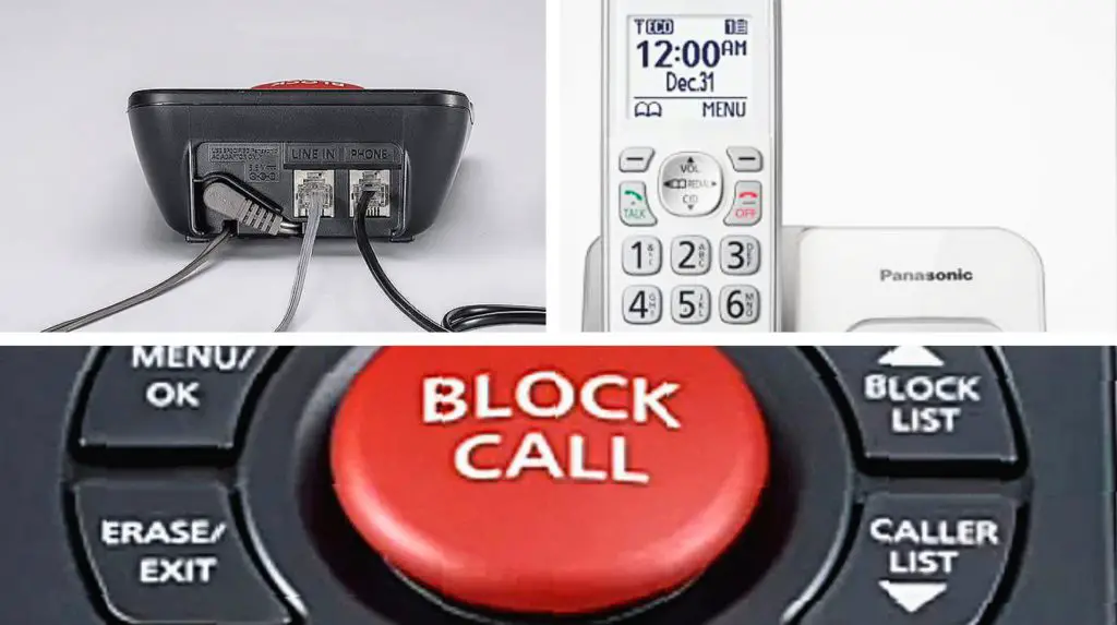 how to block phone number on panasonic cordless phone