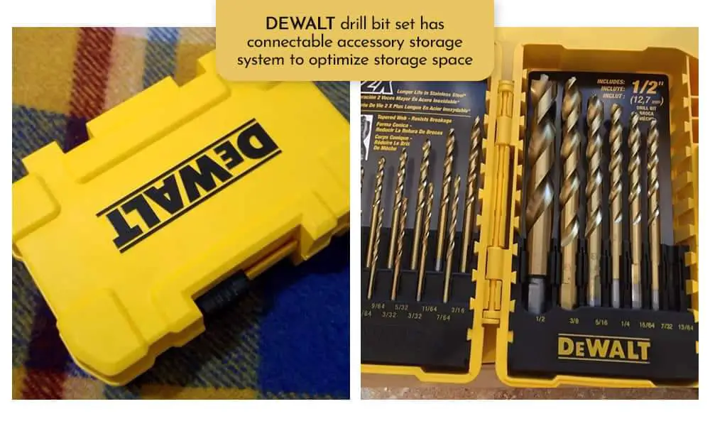 Dewalt Titanium Nitride Coated Drill Bit Set 