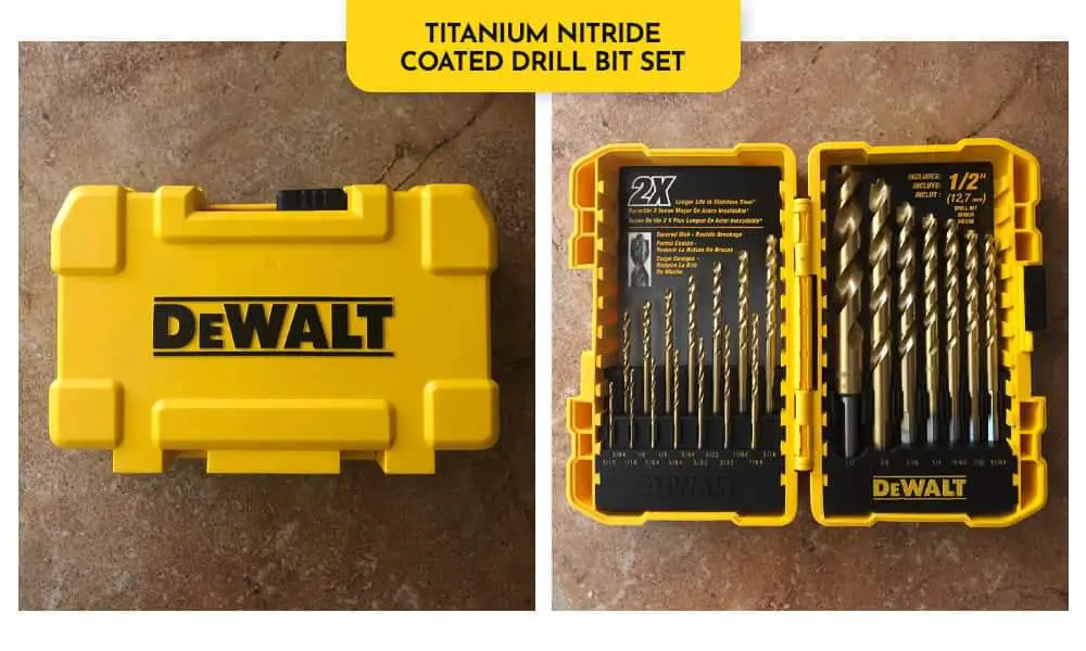 DeWalt Titanium Nitride Coated Drill Bit Set