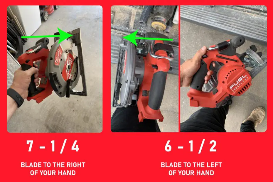 Milwaukee FUEL Circular Saw 71/4 vs 61/2 TC Tools