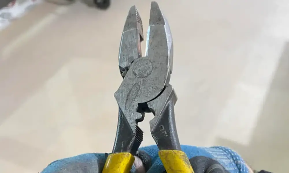 Pliers can come in handy when it comes to removing a stuck drill bit in the clutch.
