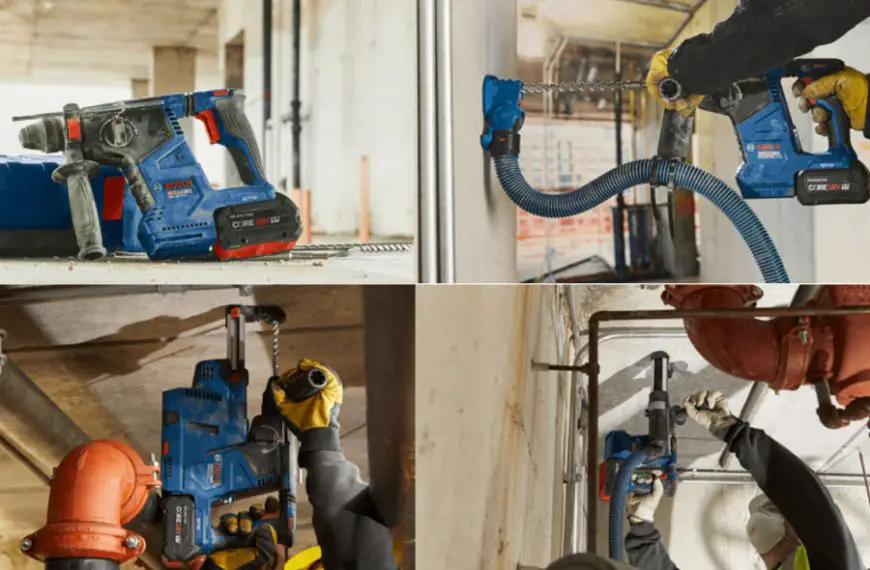 Bosch Launches New Cordless Rotary Hammers and Chisels