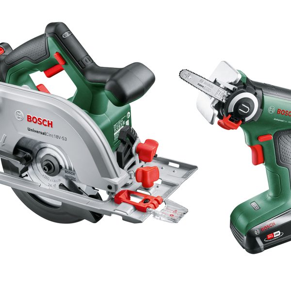 Bosch introduces two new cordless saws to its 18V Power for All System for DIY enthusiasts.