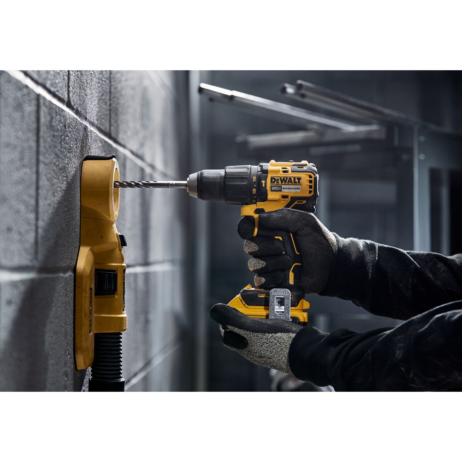 New DEWALT® 20V MAX* Brushless Drill/Driver and Hammer Drill Versatile
