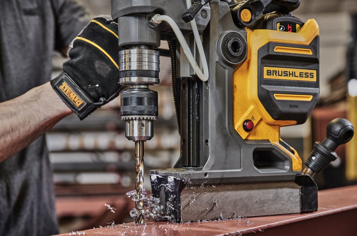 DEWALT® Launched 20V MAX* Brushless Cordless 2In. Drill Press with FLEXVOLT ADVANTAGE