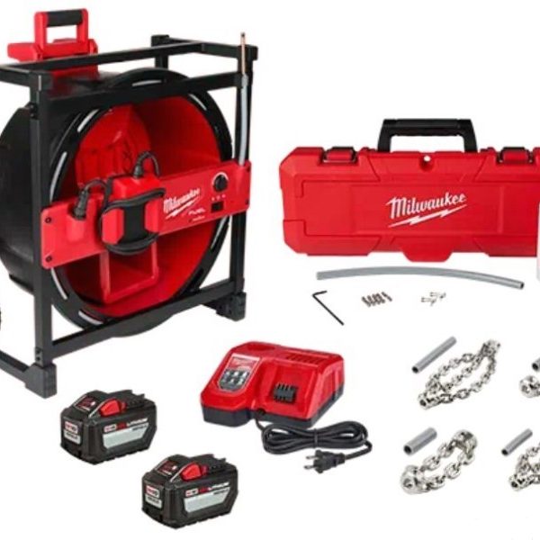 Milwaukee Launching Insanely High-Speed Chain Snake for 1-1/2” – 4” Pipes