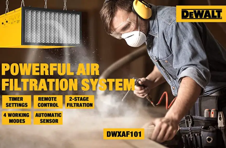 Dewalt Launched New Air Filter for Woodworking